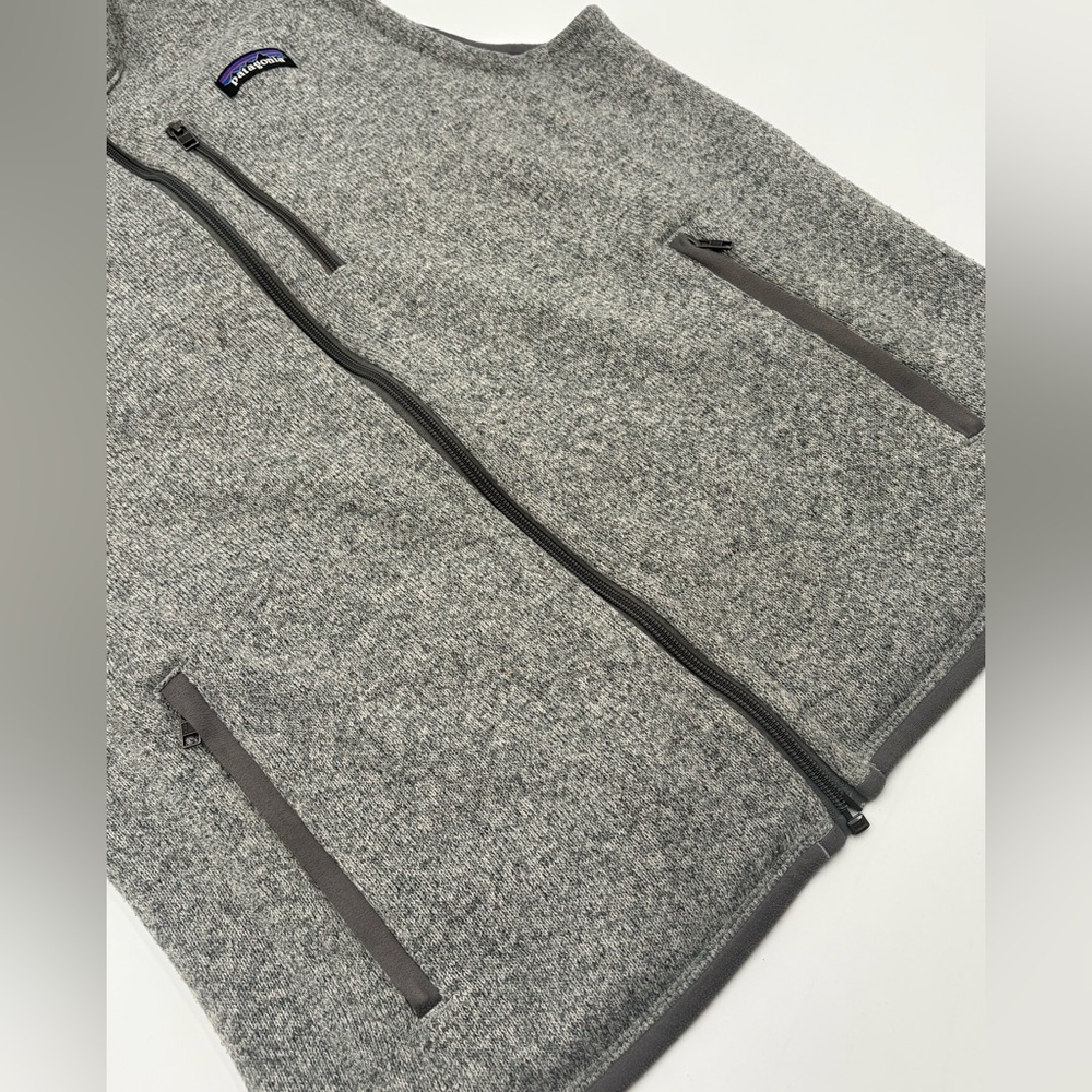 Patagonia Gray Full-Zip Fleece Vest - Picture 4 of 14